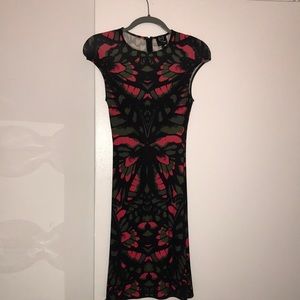 ALEXANDER MCQUEEN Dres Round Neckline Knee Length
